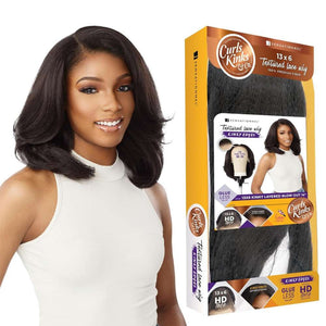 Sensationnel Kinky Edges 13x6 HD Lace Wig - Kinky Layered Blow Out 14"