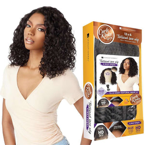 Sensationnel Kinky Edges 13x6 HD Lace Wig - Kinky Natural Wave 14"