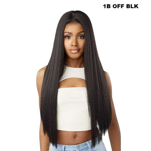 Sensationnel Kinky Edges 13x6 HD Lace Wig - Kinky Silk Pressed 26"