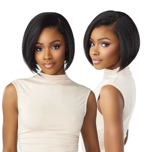 Sensationnel Kinky Edges Synthetic 13x6 HD Lace Wig - Kinky Bob 9"