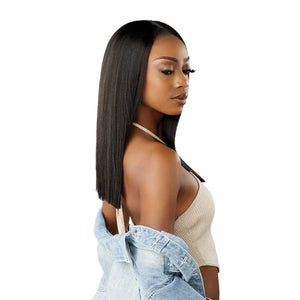 Sensationnel Kinky Edges Synthetic Y-Part Lace Wig - Pressed 18"