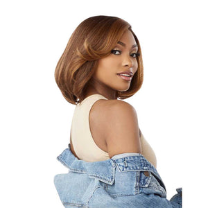 Sensationnel Kinky Edges Textured Lace Wig - Y-Part Kinky Chic Bob 12"