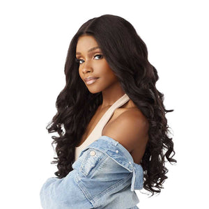 Sensationnel Kinky Edges Textured Lace Wig - Y-Part Kinky Loose Spiral 24"