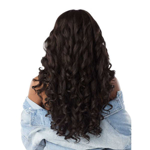 Sensationnel Kinky Edges Textured Lace Wig - Y-Part Kinky Loose Spiral 24"