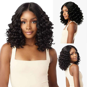 Sensationnel Kinky Edges Textured Lace Wig - Y-Part Kinky Spiral Curl 14"