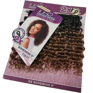 Sensationnel Lulutress Crochet Hair - 2X Bohemian 8"