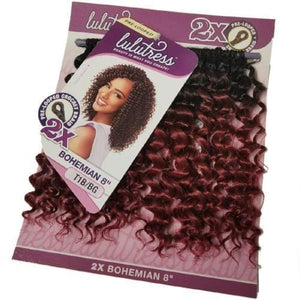 Sensationnel Lulutress Crochet Hair - 2X Bohemian 8"