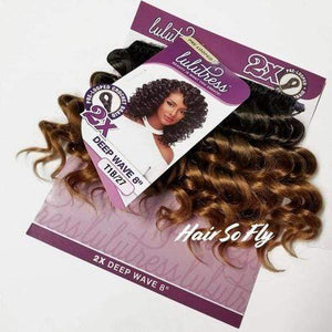 Sensationnel Lulutress Crochet Hair - 2X Deep Wave 8"
