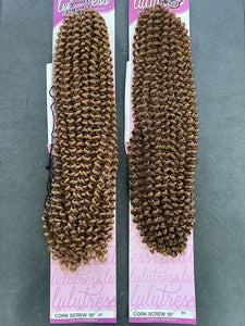 Sensationnel Lulutress Crochet Hair - Cork Screw 18"