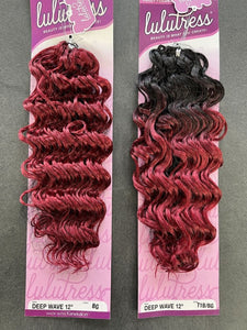 Shop LULUTRESS DEEP WAVE BRAIDS - 12″ Online, Crochet Braid, Deep Wave,  Hair Essentials