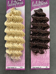 Sensationnel Lulutress Crochet Hair - Deep Wave 12"