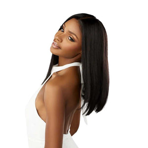 Sensationnel Pearlish 13x4 Frontal HD Lace Human Hair Wig - Straight 16"