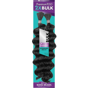Sensationnel Premium Too Human Hair Blend Braid - 2x Ocean Wave Bulk 18"