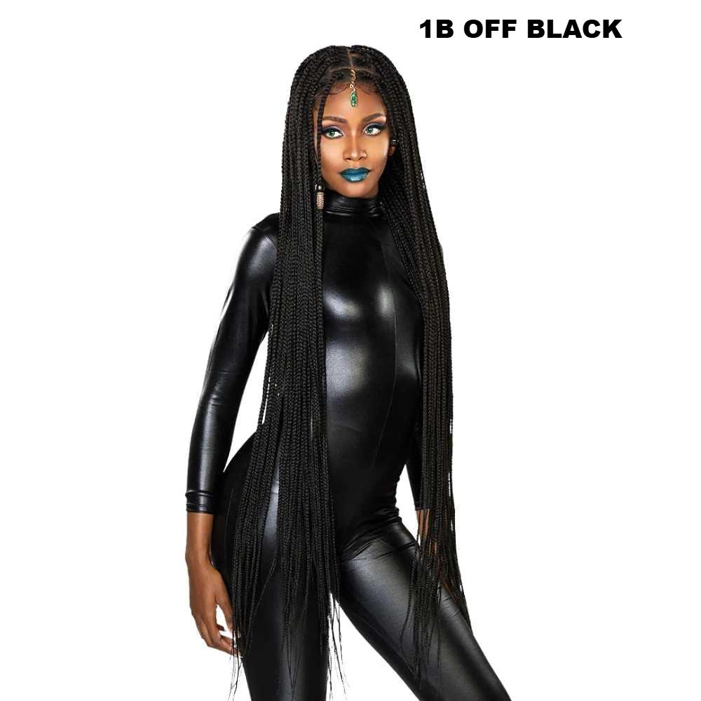 Sensationnel Strand X Pre-Braided Lace Wig - Full Hand-Tied Unit 2