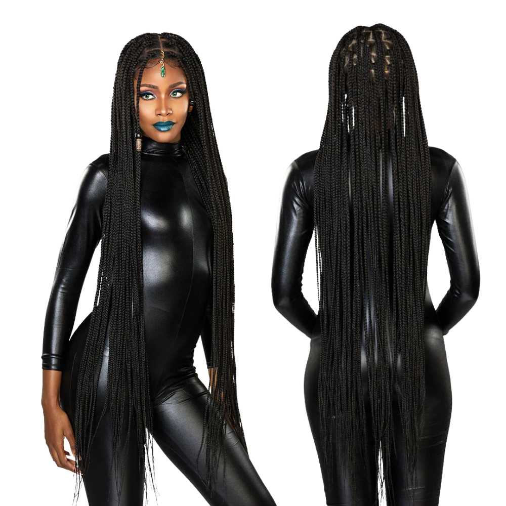 Sensationnel Strand X Pre-Braided Lace Wig - Full Hand-Tied Unit 2