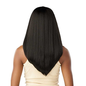 Sensationnel Synthetic Kinky Edges Lace Wig - Y-Part Kinky Blow Out 20"