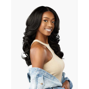 Sensationnel Synthetic Y-Part Kinky Lace Wig - Barrel Curl 20"
