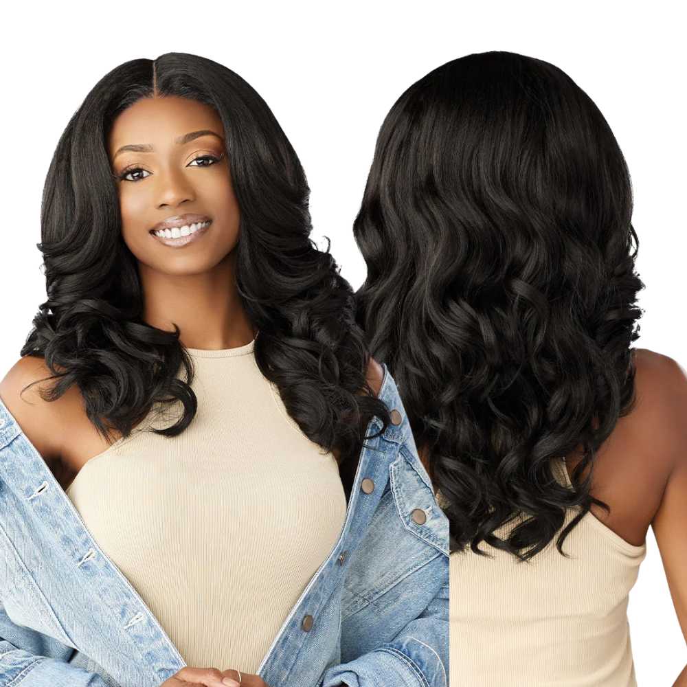 Sensationnel Synthetic Y-Part Kinky Lace Wig - Barrel Curl 20"