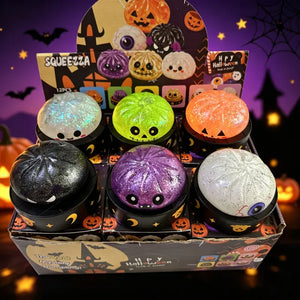Sensory Squishy Blind Box Halloween New Dumpling Squeeze Toy 8.5cm Maltose Relieve Anxiety Antistress Slow Rise Surprise Gift