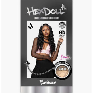 Senstionnel Synthetic HexDoll HD Lace Wig - Ember
