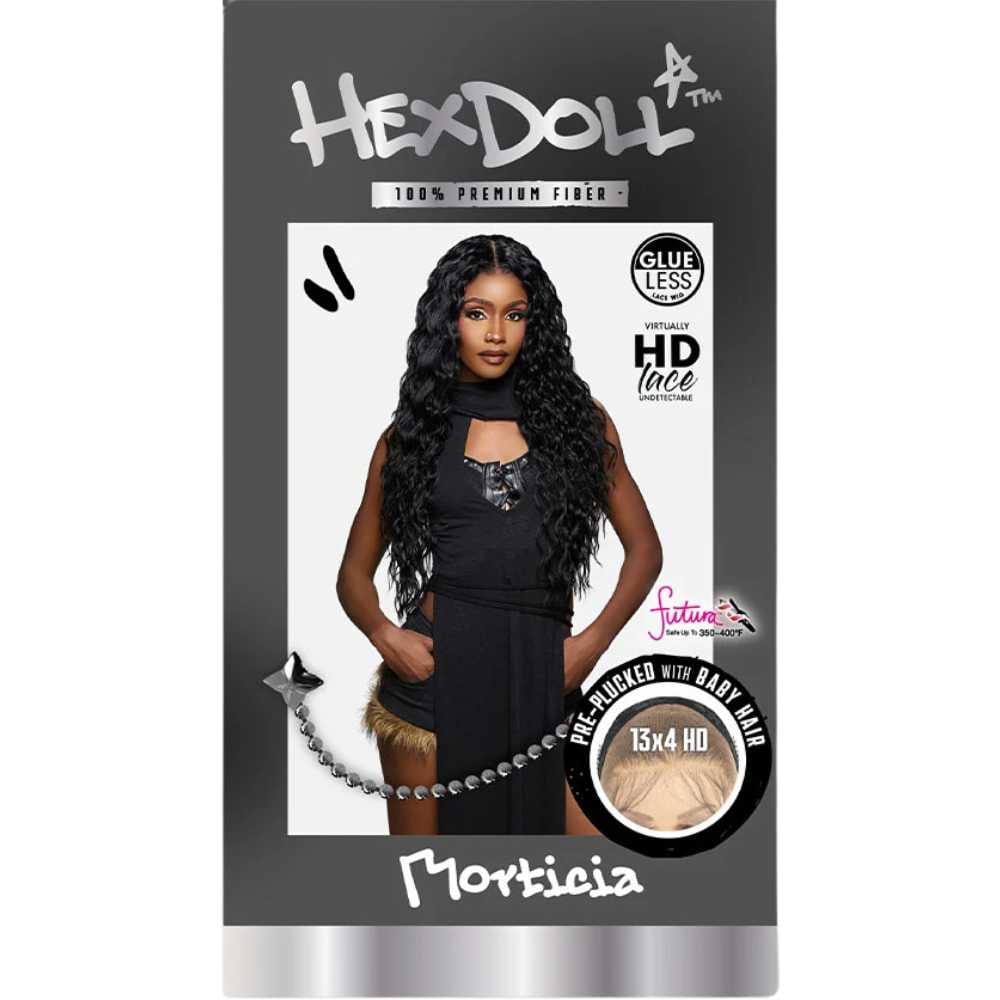 Senstionnel Synthetic 13X4 HD Lace Frontal Wig - HexDoll Morticia
