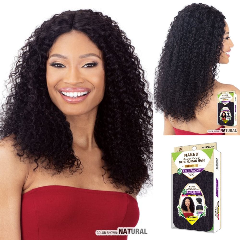 Shake-N-Go Brazilian Natural Human Hair HD Lace Front Wig - Rubina