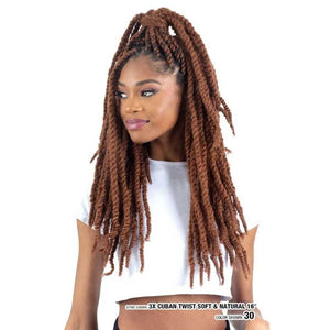 Shake-N-Go Equal Crochet Hair - 3X Cuban Twist Soft & Natural 22"