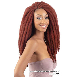 Shake-N-Go Equal Crochet Hair - 3X Cuban Twist Soft & Natural 22"