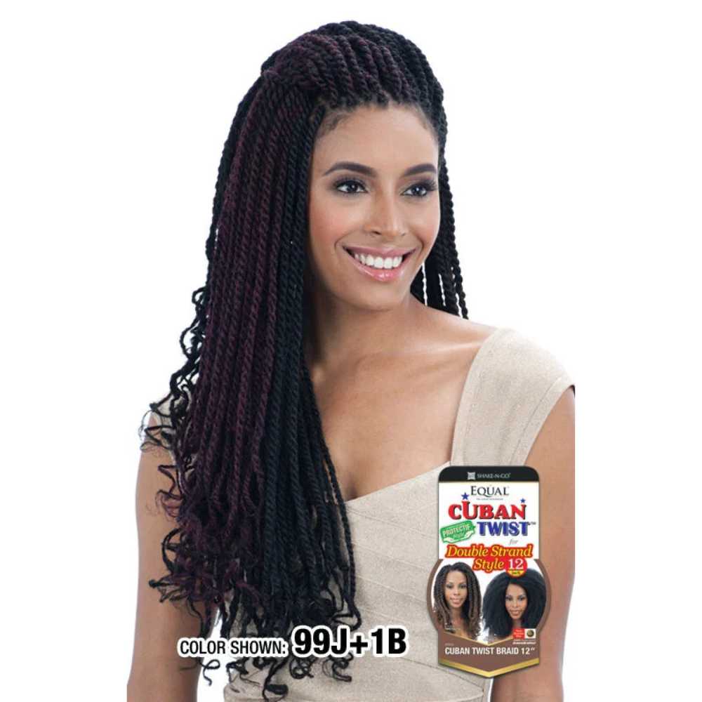 Shake-N-Go Equal Cuban Twist Double Strand Style - Cuban Twist Braid 24"