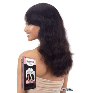 Shake-N-Go Girlfriend Curtain Bang Human Hair Wig - Body Wave