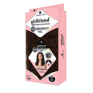 Shake-N-Go Girlfriend Human Hair Lace Front Wig - Deep Waver 20"