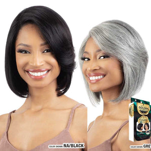 Shake-N-Go Golden 100% Human Hair HD Lace Front Wig - Gladys