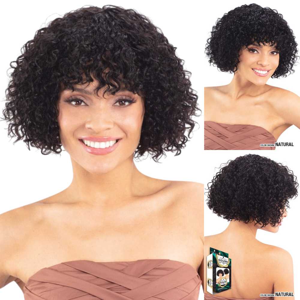 Shake-N-Go Golden 100% Human Hair HD Lace Front Wig - Monifah