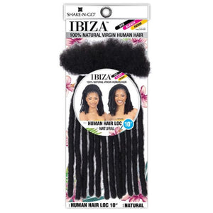 Shake-N-Go IBIZA 100% Natural Virgin Human Hair Loc