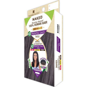 Shake-N-Go Naked Brazilian Natural 100% Human Hair HD Lace Front Wig - Addison