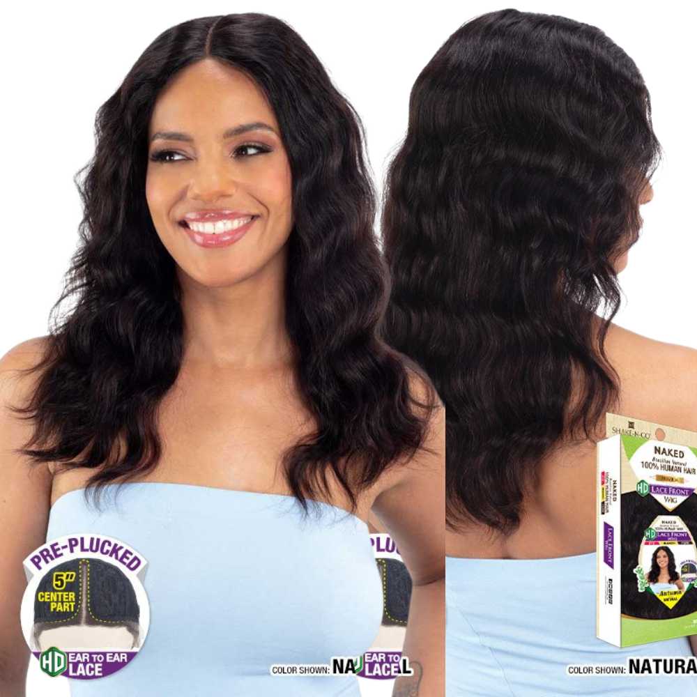 Shake-N-Go Naked Brazilian Natural 100% Human Hair HD Lace Front Wig - Autumn