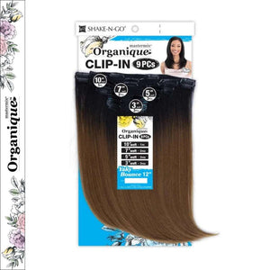 Shake-N-Go Organique MasterMix 9PCS Clip-In Hair Extensions - Yaky Bounce 12"