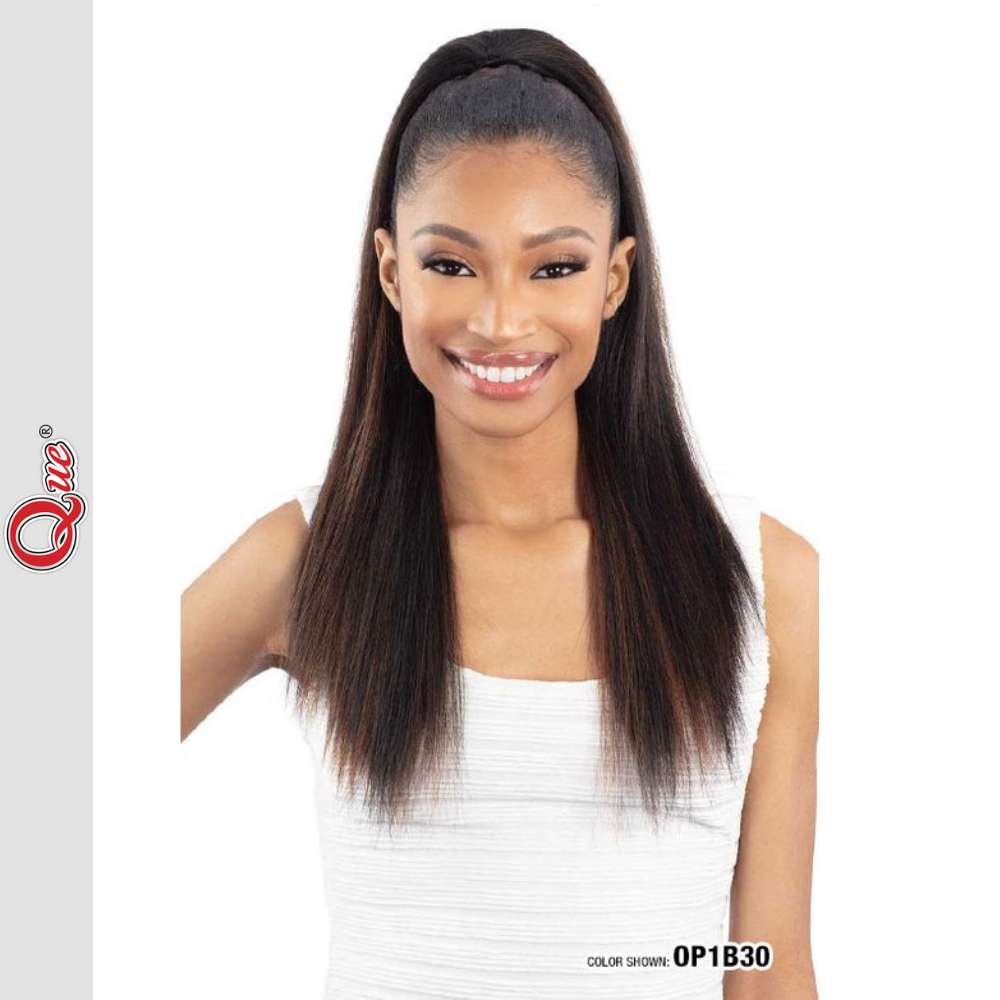 Shake-N-Go Que Human Hair MasterMix Drawstring Ponytail - Q-Straight 20"