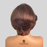 Short Pixie Cut Straight Bob Wig 13x4 Lace Front Human Hair Wigs Pre Plucked Pixie Cut Transparent Lace For Women #4