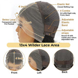 Short Pixie Cut Straight Bob Wig 13x4 Lace Front Human Hair Wigs Pre Plucked Pixie Cut Transparent Lace For Women #4