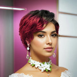 Short Pixie Cut Wigs 13x4 Lace Front  Human Hair Wigs Curly Wave Curly Pre Plucked Wig for Women