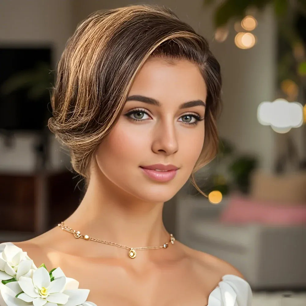 Short Pixie Cut Wigs 13x4 Lace Front  Human Hair Wigs Curly Wave Curly Pre Plucked Wig for Women