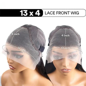(Situation) 4/27 Highlight Straight Human Hair HD Lace Front Wig 13x6, Brazilian Hair, 16–38 Inch, 200% Density, Pre-Plucked