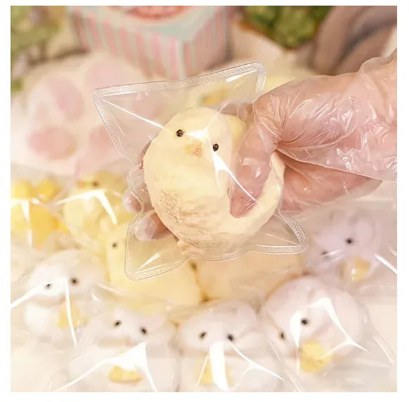 Slow Rebound Baby Chick Squishy Toy | Cute Mochi Fidget Figure | Stress Relief Easter Birthday Gift for Kids Students Classroom Prizes
