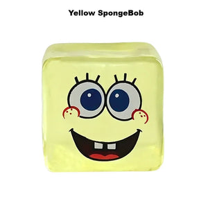 SpongeBob Squishy Stress Relief Toy, Slow Rising Squeeze Fidget Cube, Soft Sensory Gift