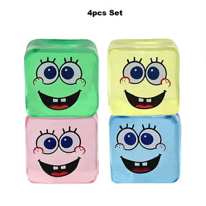 SpongeBob Squishy Stress Relief Toy, Slow Rising Squeeze Fidget Cube, Soft Sensory Gift
