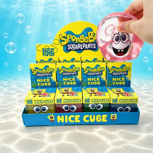 SpongeBob Squishy Stress Relief Toy, Slow Rising Squeeze Fidget Cube, Soft Sensory Gift