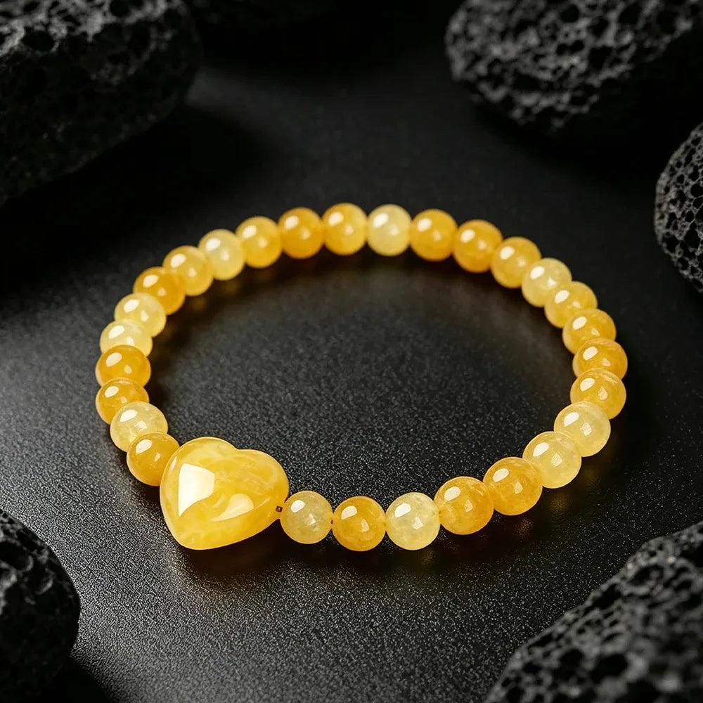 Citrine Crystal Bracelet for Prosperity, Positivity & Confidence