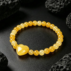 Spring Funky women’s jewelry citrine nature stone bileklik for Birthday Gift high quality Money Bracelet beads 2