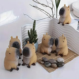 Squishy Capybara Squeezing Toy Soft Relax Animal Fidget for Adults Stress Relief Toys Halloween Christmas Holiday Party Gifts